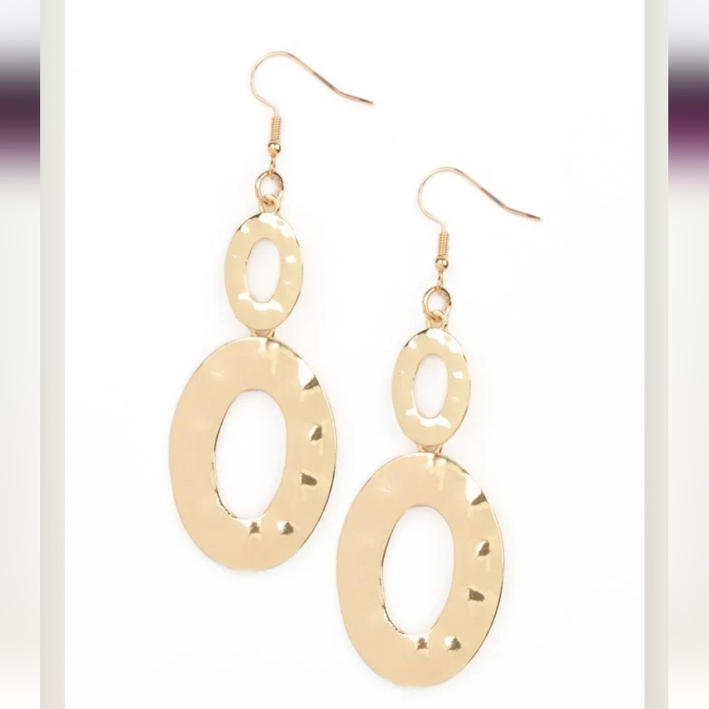 Bring On The Basics Gold Earrings